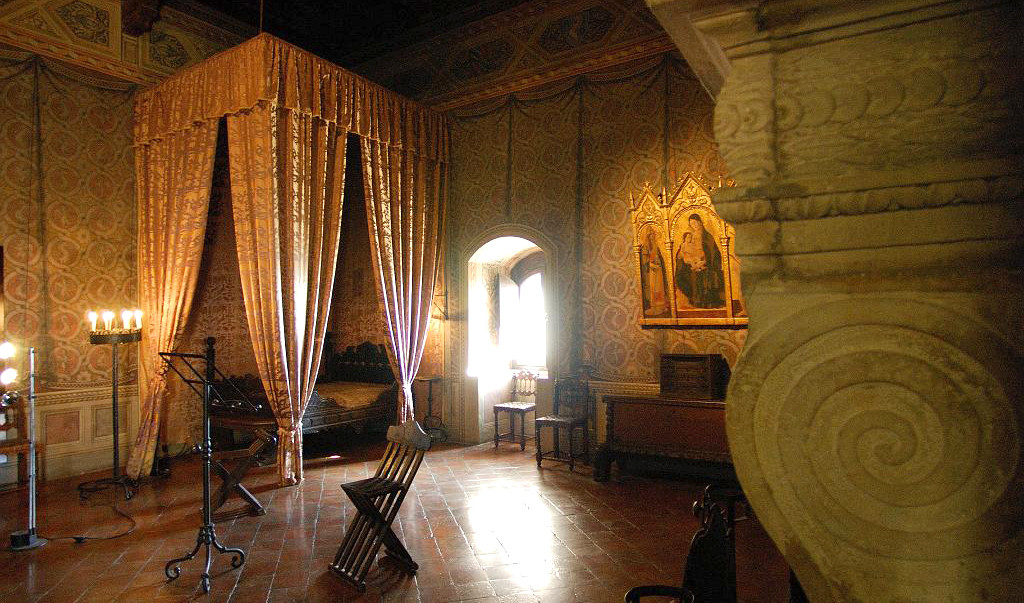 Il Castello di Gradara. La camera di Francesca